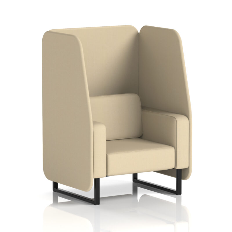 brixworth open booth with black legs in single tone