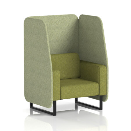 brixworth open booth with black legs in two tone