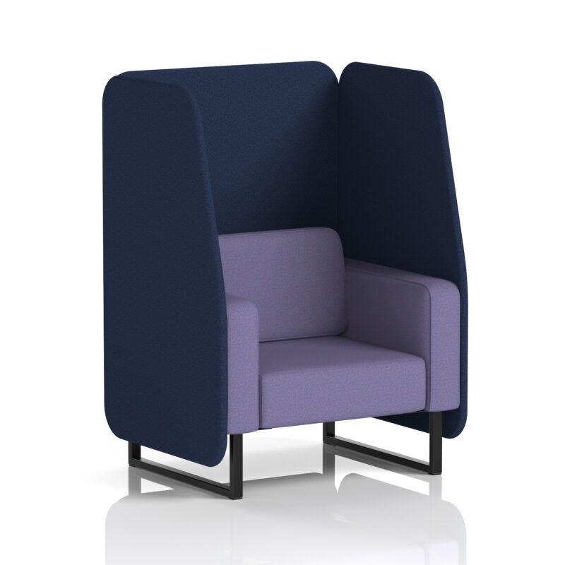 brixworth open booth with black legs in two tone
