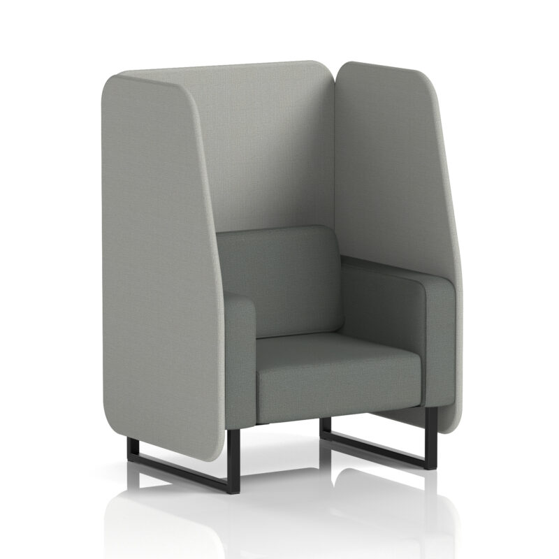 brixworth open booth with black legs in two tone