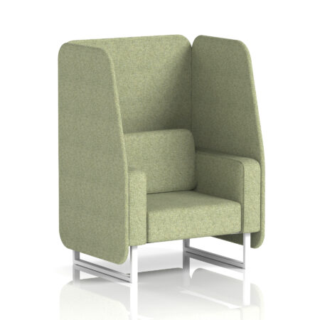 brixworth open booth with white legs in single tone
