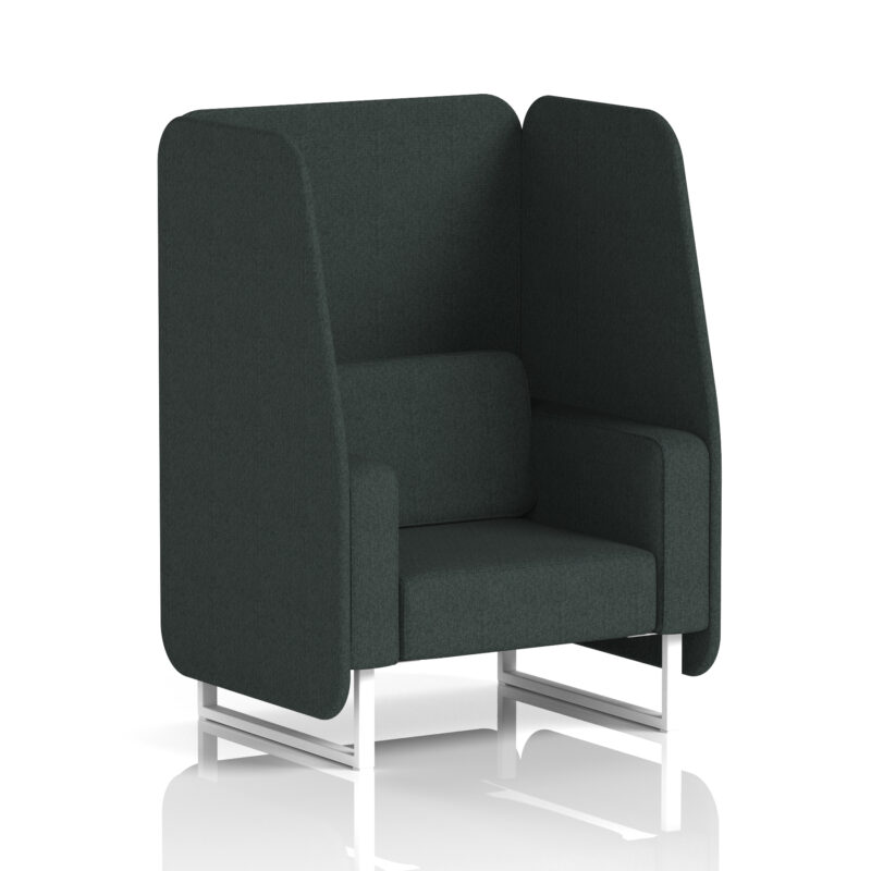 brixworth open booth with white legs in single tone