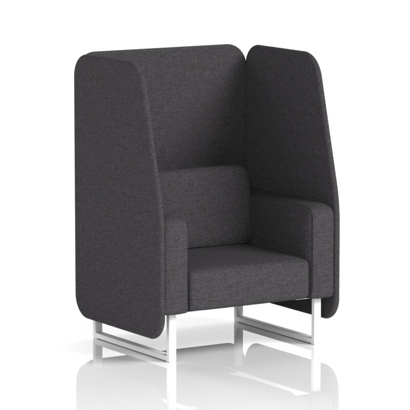 brixworth open booth with white legs in single tone