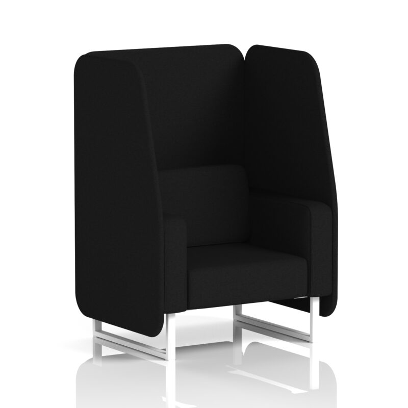 brixworth open booth with white legs in single tone