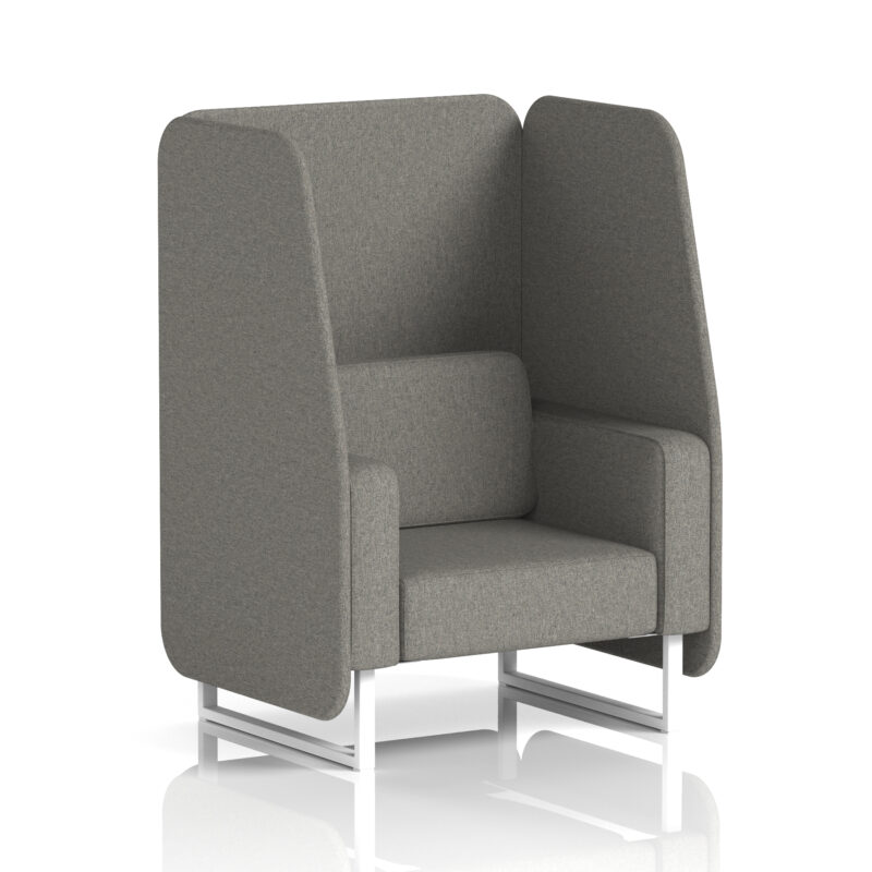 brixworth open booth with white legs in single tone