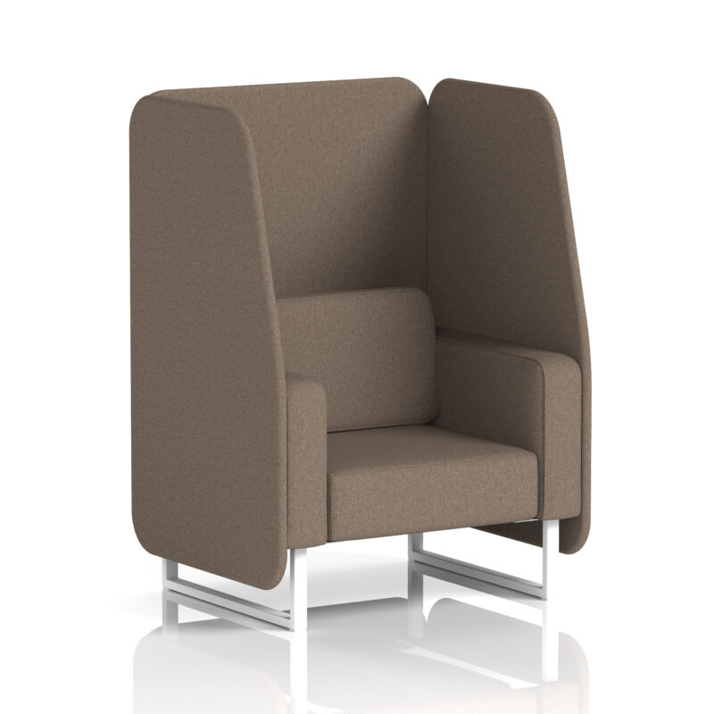 brixworth open booth with white legs in single tone