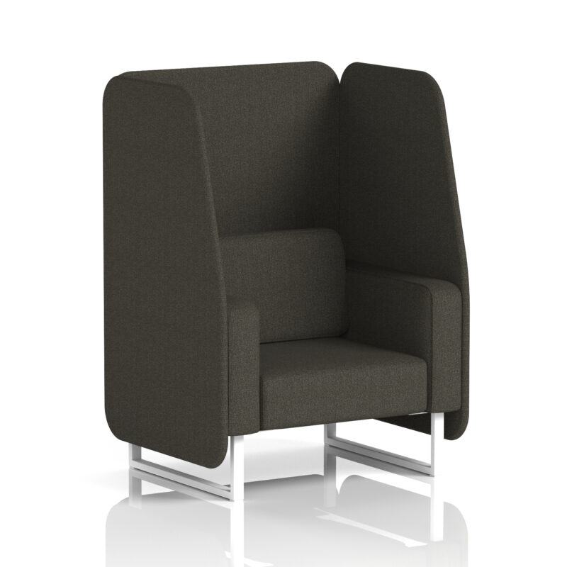 brixworth open booth with white legs in single tone