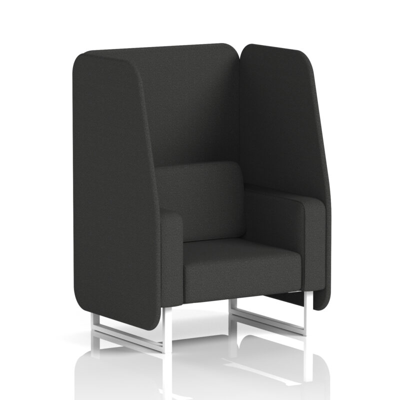 brixworth open booth with white legs in single tone