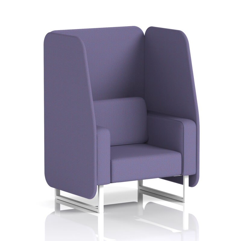 brixworth open booth with white legs in single tone