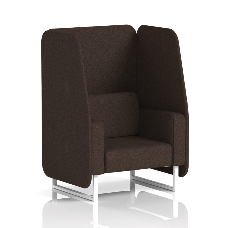brixworth open booth with white legs in single tone
