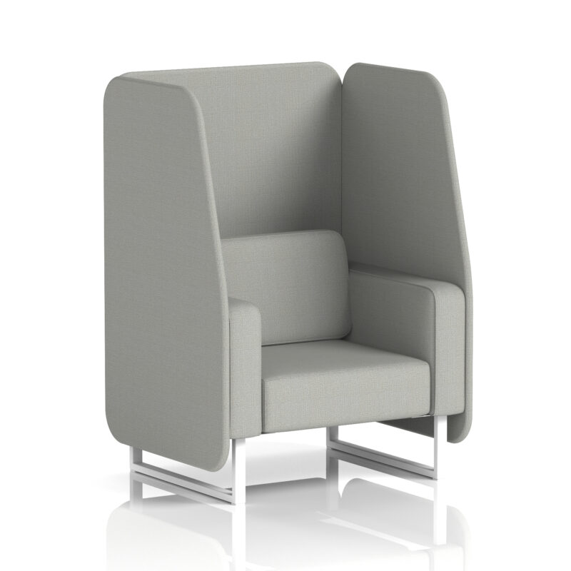 brixworth open booth with white legs in single tone