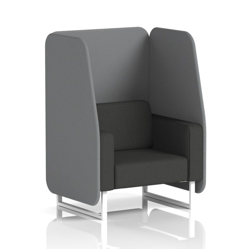 brixworth open booth with white legs in two tone