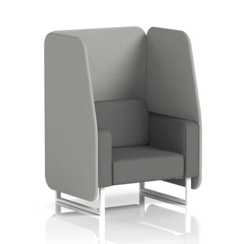 brixworth open booth with white legs in two tone