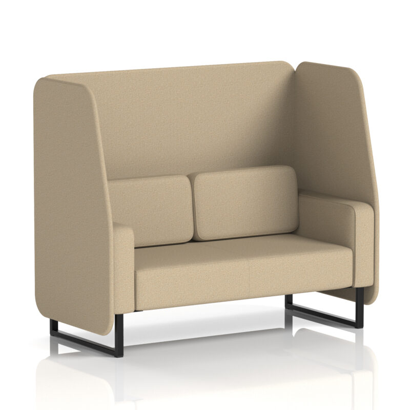 brixworth open booth with black legs in single tone