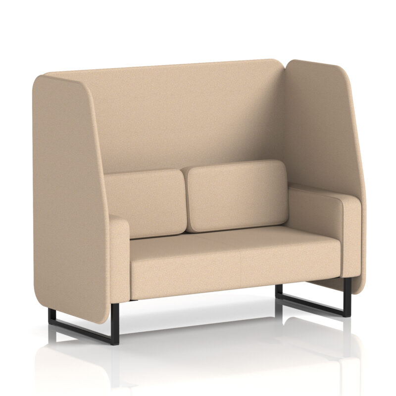 brixworth open booth with black legs in single tone