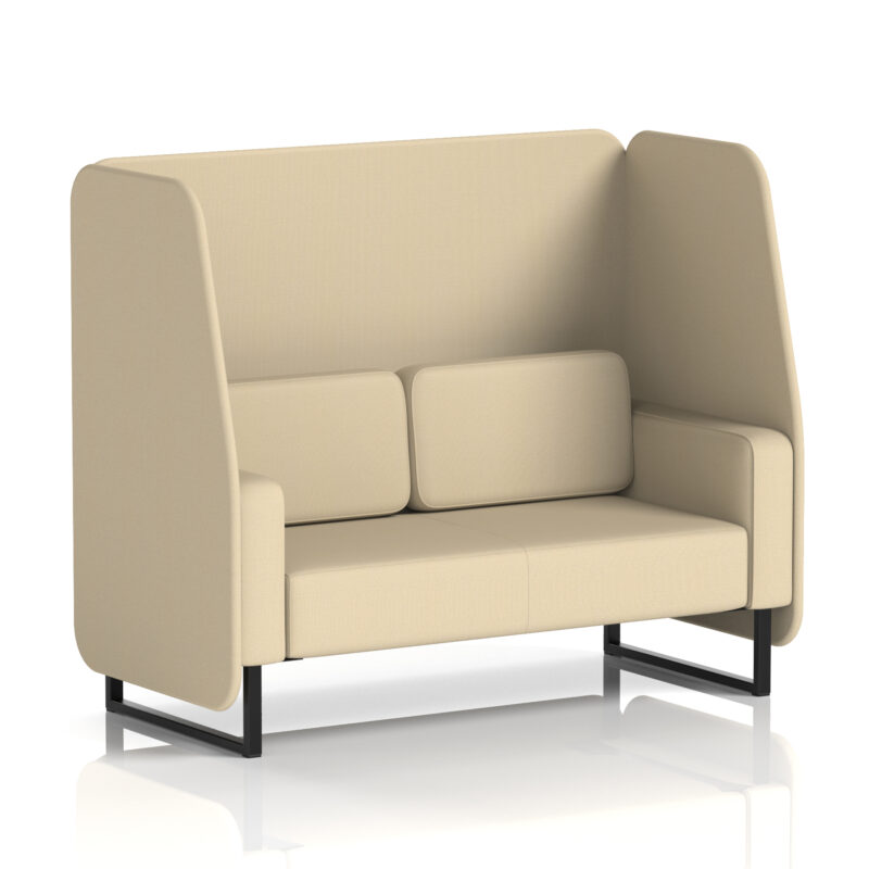 brixworth open booth with black legs in single tone