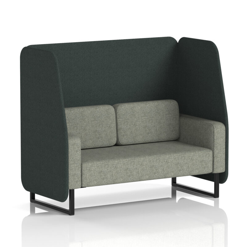 brixworth open booth with black legs in two tone