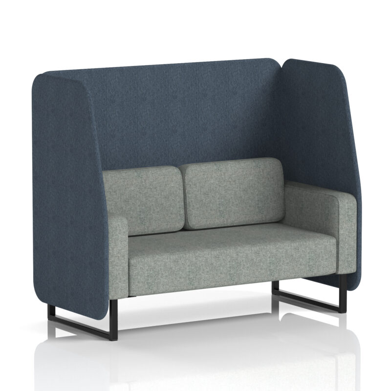 brixworth open booth with black legs in two tone