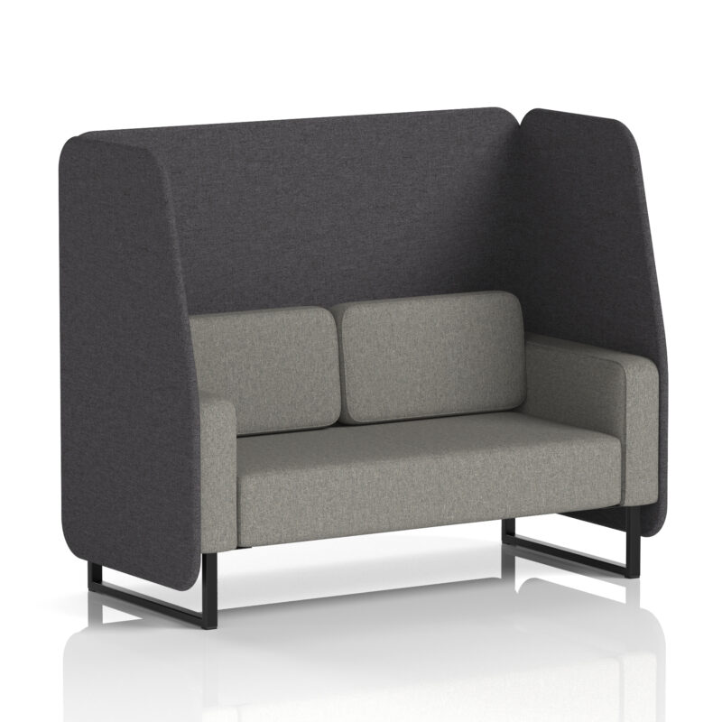 brixworth open booth with black legs in two tone