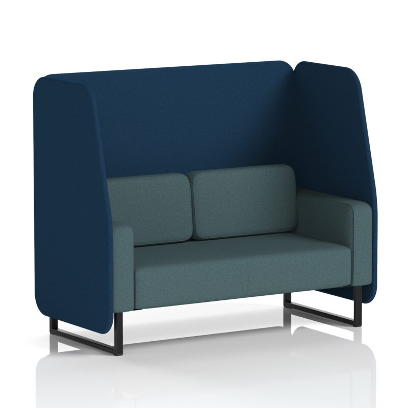 brixworth open booth with black legs in two tone