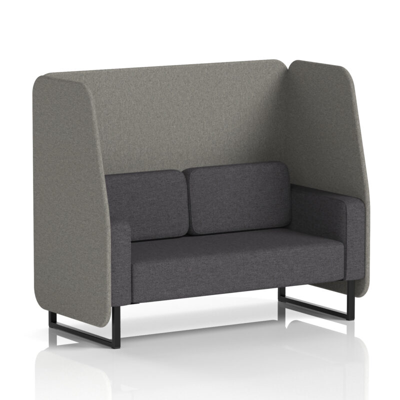 brixworth open booth with black legs in two tone