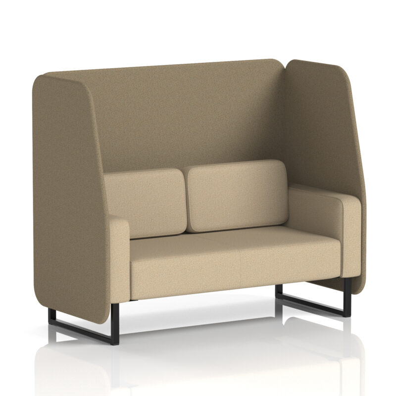 brixworth open booth with black legs in two tone