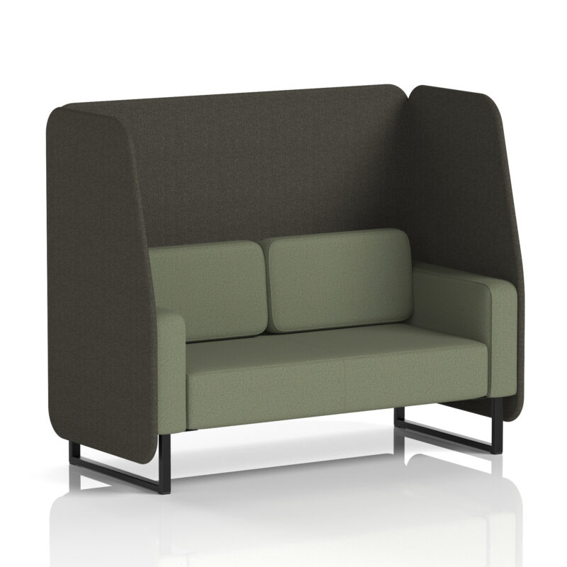 brixworth open booth with black legs in two tone