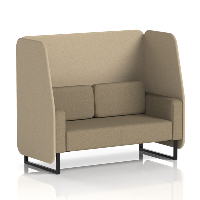 brixworth open booth with black legs in two tone