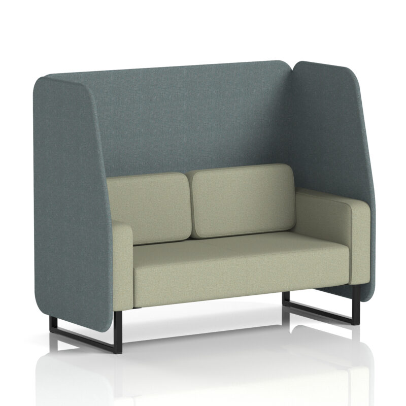 brixworth open booth with black legs in two tone