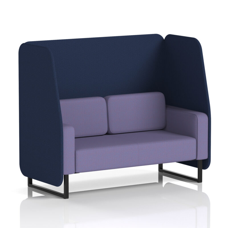 brixworth open booth with black legs in two tone