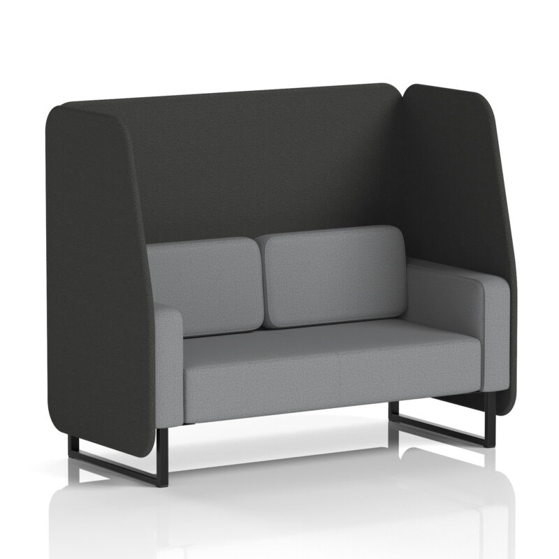 brixworth open booth with black legs in two tone