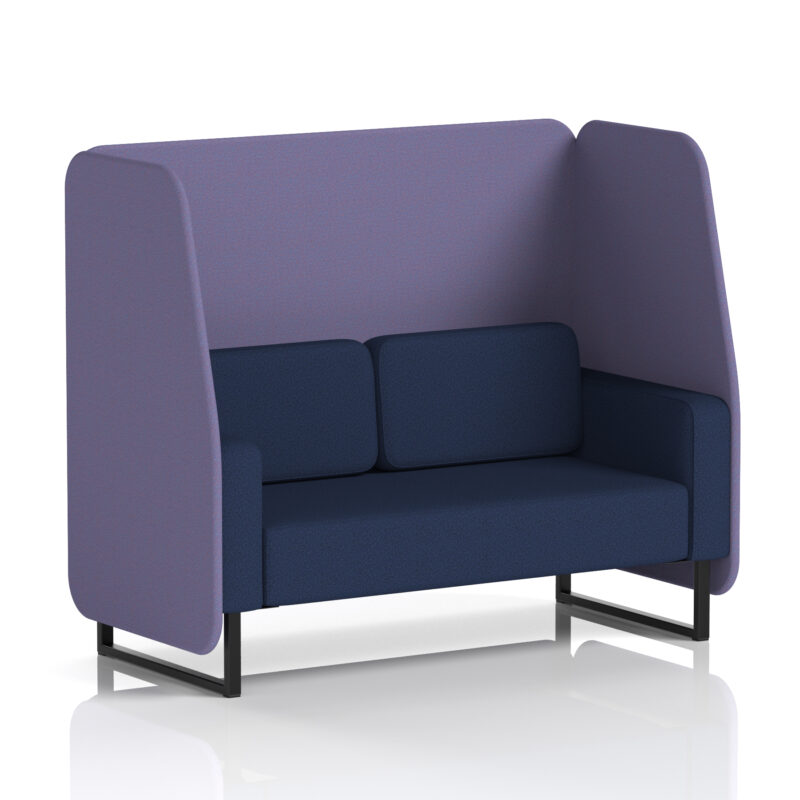 brixworth open booth with black legs in two tone