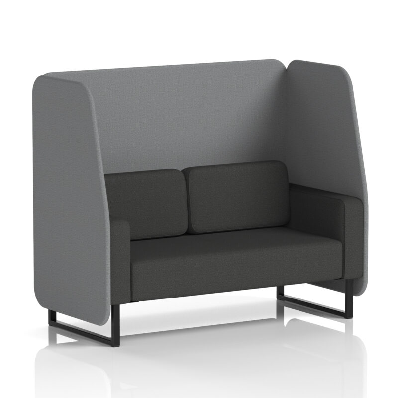 brixworth open booth with black legs in two tone