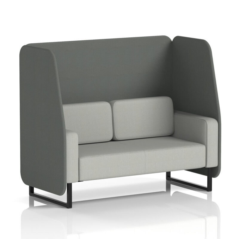 brixworth open booth with black legs in two tone