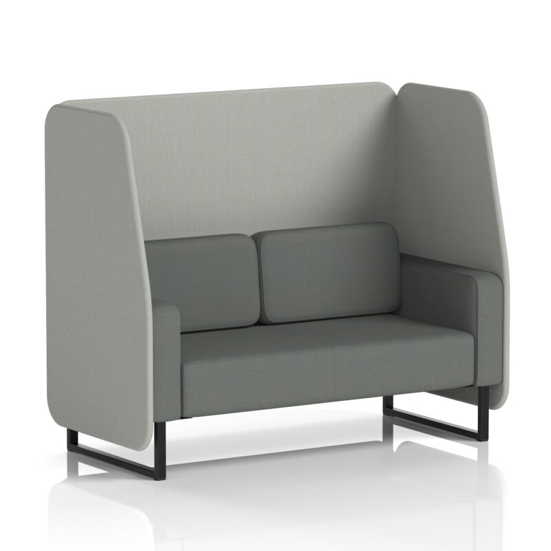 brixworth open booth with black legs in two tone