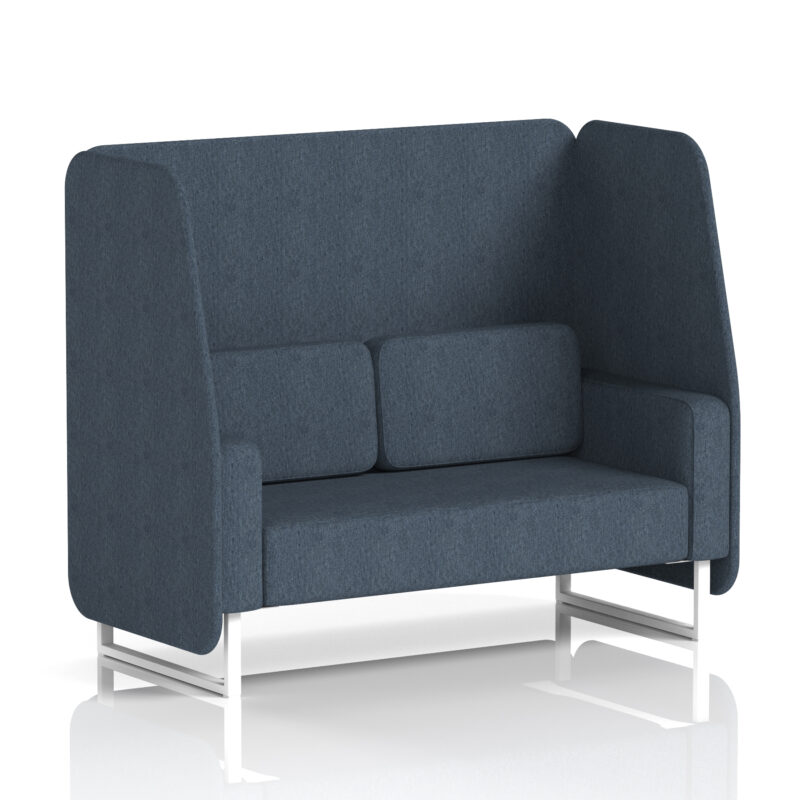 brixworth open booth with white legs in single tone