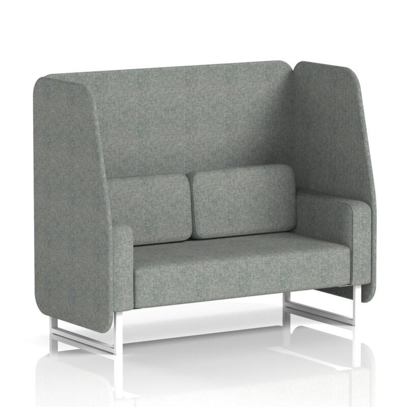 brixworth open booth with white legs in single tone