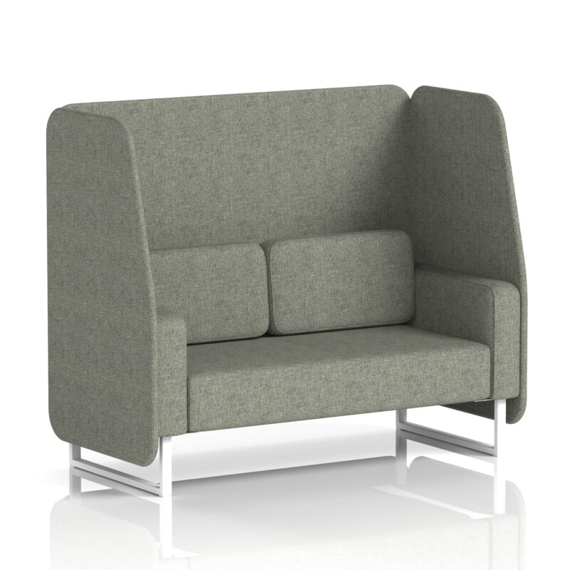 brixworth open booth with white legs in single tone