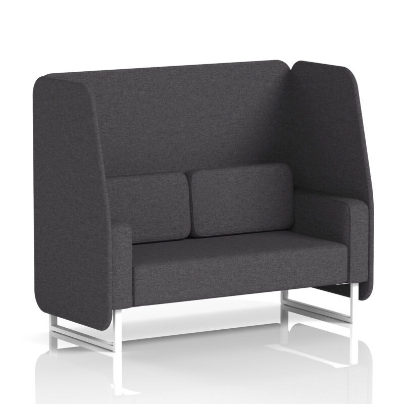 brixworth open booth with white legs in single tone