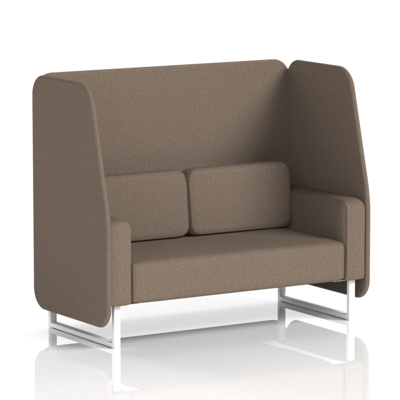 brixworth open booth with white legs in single tone