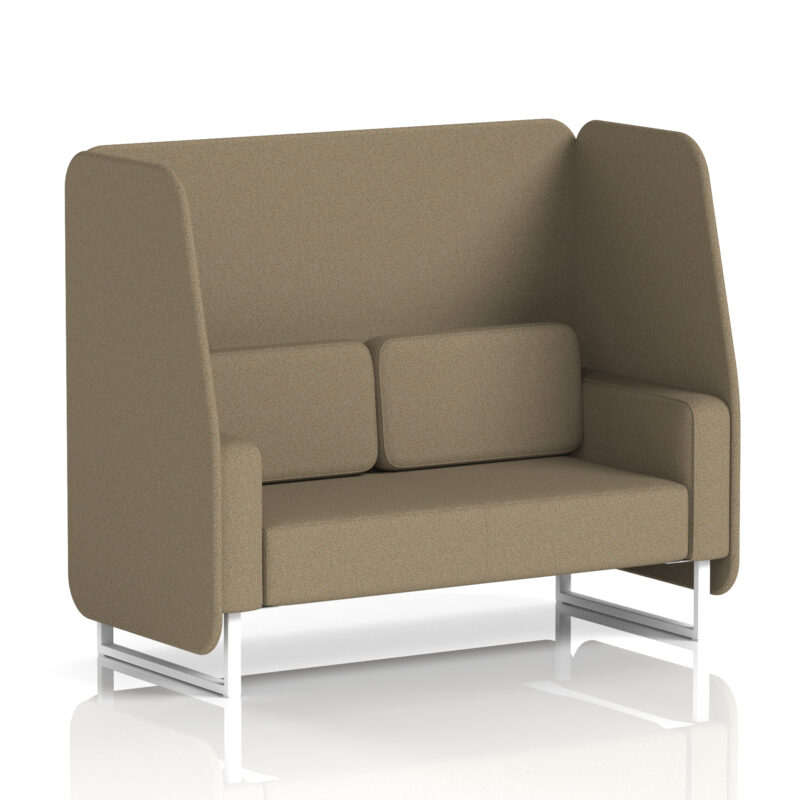brixworth open booth with white legs in single tone