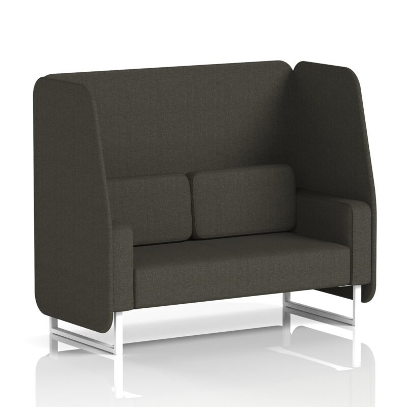 brixworth open booth with white legs in single tone