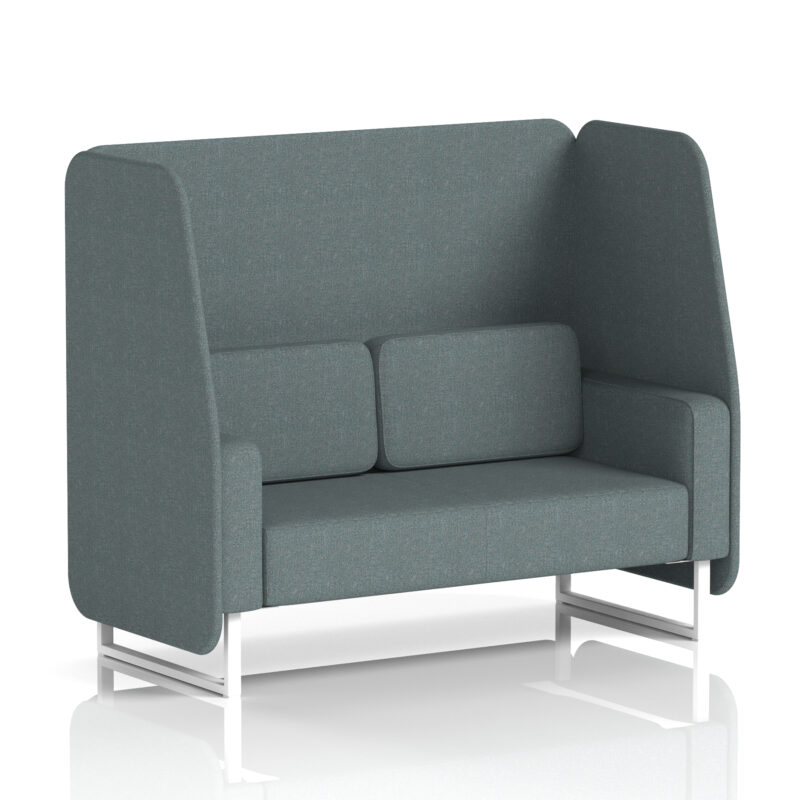 brixworth open booth with white legs in single tone
