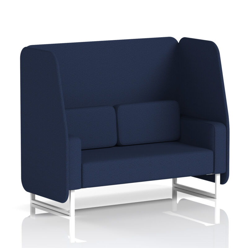 brixworth open booth with white legs in single tone