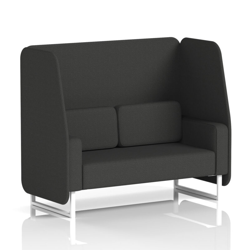 brixworth open booth with white legs in single tone