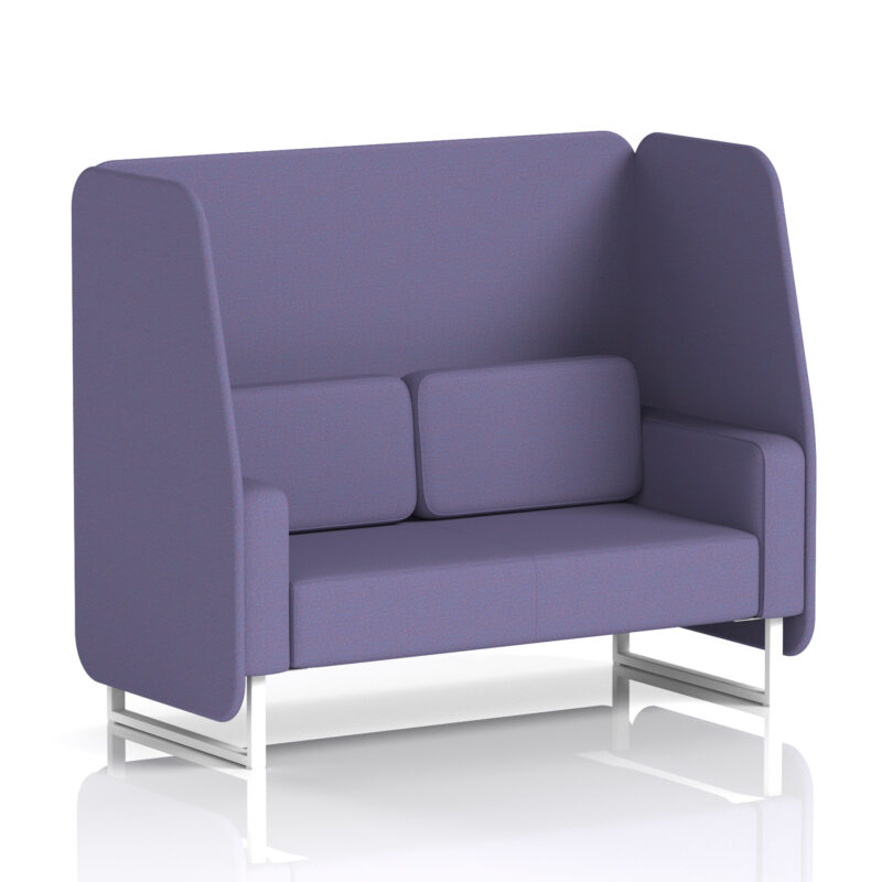 brixworth open booth with white legs in single tone