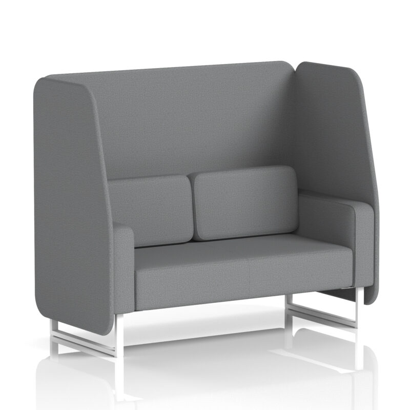 brixworth open booth with white legs in single tone