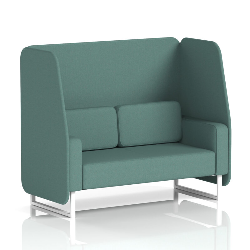 brixworth open booth with white legs in single tone