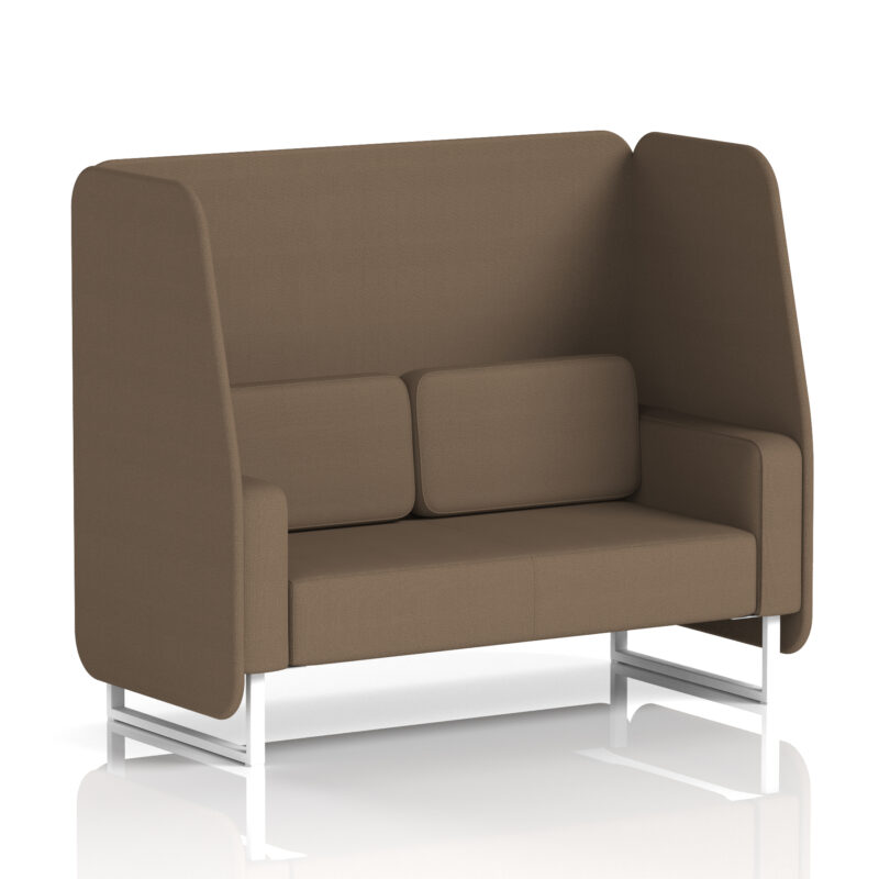 brixworth open booth with white legs in single tone