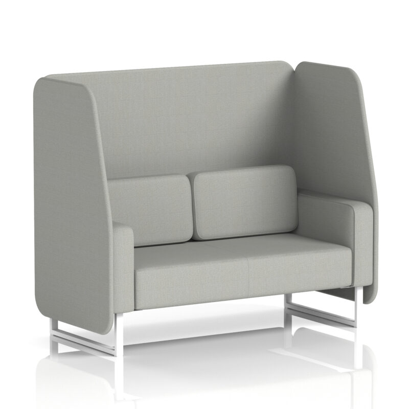 brixworth open booth with white legs in single tone